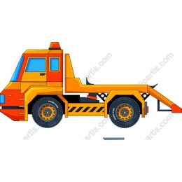 Vibrant Tow Truck