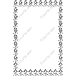 Elegant Rose Frame