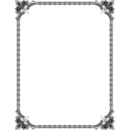 Elegant Vintage Decorative Frame