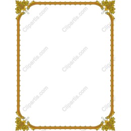 Elegant Vintage Ornamental Border