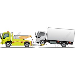 Tow Truck and Delivery Vehicle