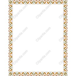 Elegant Earthy Decorative Border