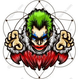 Vibrant Clown