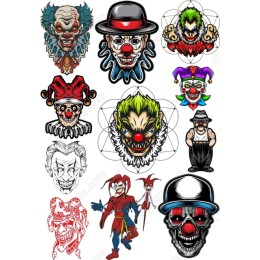 Creepy Clowns Set