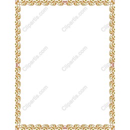 Elegant Ornamental Frame Border