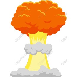 Cartoon Nuclear Explosion