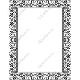 Intricate Floral Frame