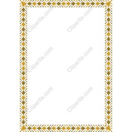 Elegant Leaf Pattern Frame