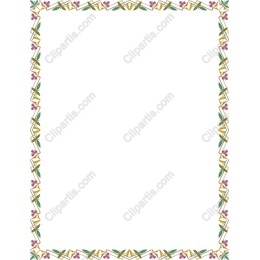 Elegant Floral Frame