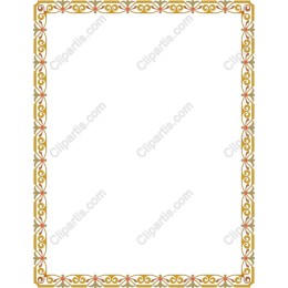 Elegant Floral Border