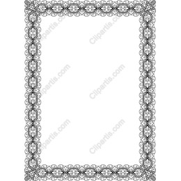 Intricate Decorative Border in