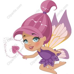 Whimsical Pink Fairy