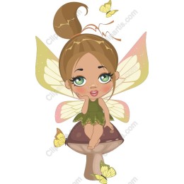 Magical Fairy on Mushroom