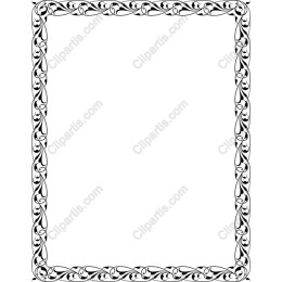 Elegant Floral Border