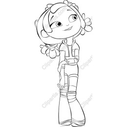 Whimsical Girl Character