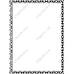 Elegant Black and White Decorative Frame