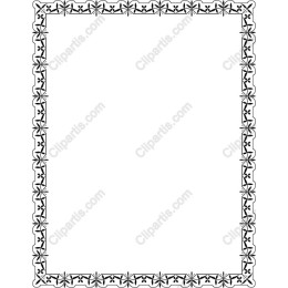Elegant Floral Border