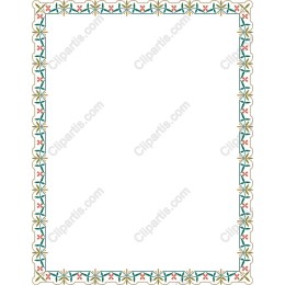 Elegant Floral Border