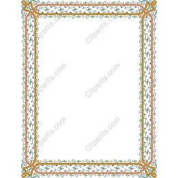 Ornate Floral Border