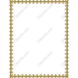 Fleur-de-lis Decorative Border