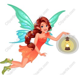 Magical Fairy with Lantern