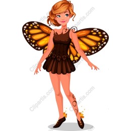 Whimsical Butterfly Fairy