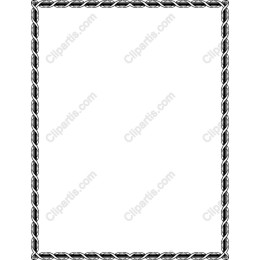 Black Ornate Frame