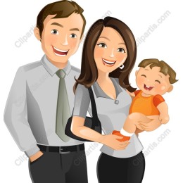 Cheerful Family