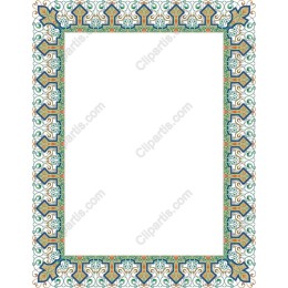 Elegant Decorative Frame with Intricate Patterns