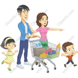 Family Shopping Joy