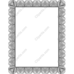 Elegant Black and White Decorative Frame