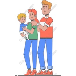 Cheerful Family