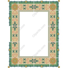 Elegant Vintage Floral Frame