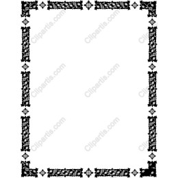 Black Ornate Frame