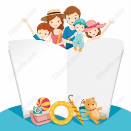 Cheerful Family Storybook