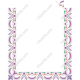 Decorative Frame with Elegant Patterns