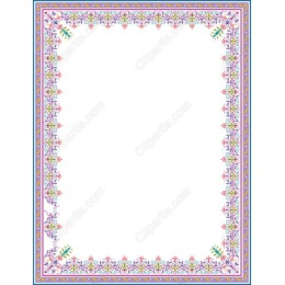 Floral Elegance Border