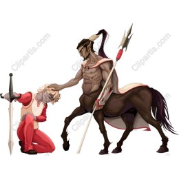 Epic Centaur and Hero