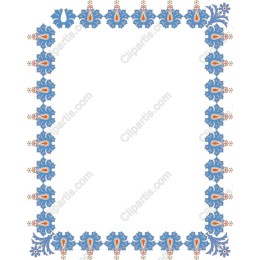 Floral Elegance Border