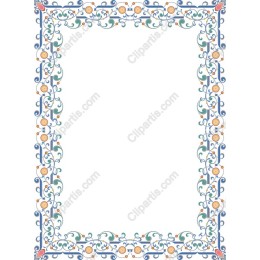Floral Decorative Border