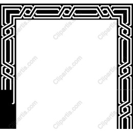 Elegant Geometric Border