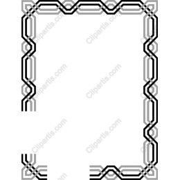 Geometric Elegance Border