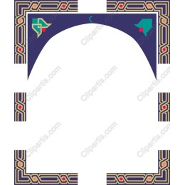 Art Deco Geometric Frame