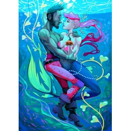 Enchanted Merfolk Underwater Love