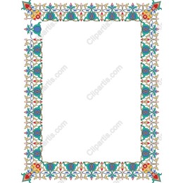 Floral Decorative Border - Elegant