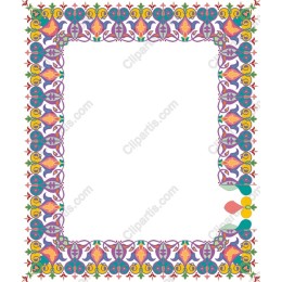 Decorative Floral Border
