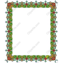 Elegant Floral Decorative Frame