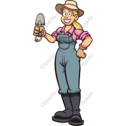 Cheerful Female Gardener