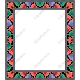 Elegant Floral Frame
