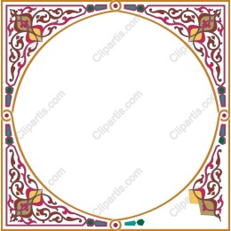 Ornamental Frame - Elegant Floral